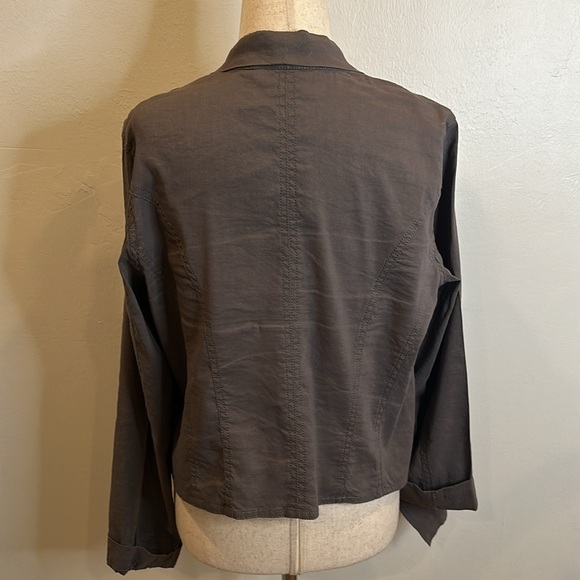EILEEN FISHER OPEN CARDIGAN JACKET - Picture 5 of 7